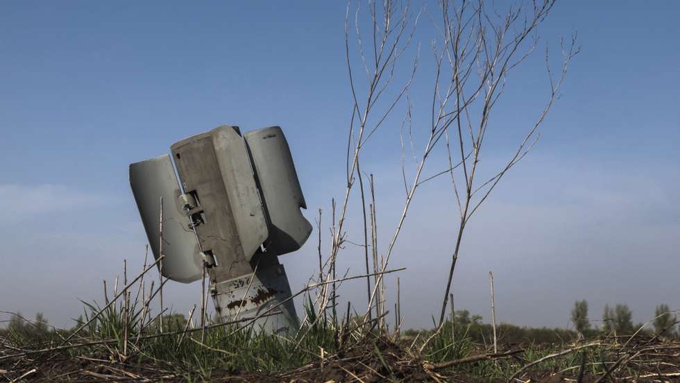 epa11274981 Debris of a self-propelled 220 mm rocket lies in a field near the village of Novoyakovlivka, Zaporizhzhia area, Ukraine, 12 April 2024 amid the Russian invasion. Ukrainian farmer Ivan (49) has been farming for almost 24 years. The area of his farm is more than 1,000 hectares of which about 300 hectares cannot be cultivated due to intense shelling. Tractor drivers and harvesters sometimes work under shelling because the fields are 10-12 km from the frontline, the farmer said. His  farm rows winter wheat, winter rape, sunflower and corn. Russian troops entered Ukrainian territory on 24 February 2022, starting a conflict that has provoked destruction and a humanitarian crisis.  EPA/KATERYNA KLOCHKO