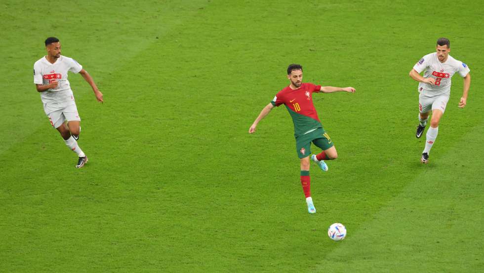 Bernardo Silva regressou à equipa titular depois de ter ficado a descansar no banco frente à Coreia do Sul