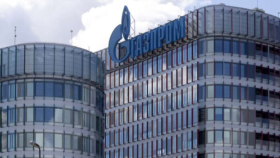 epa09916747 Exterior view of the Gazprom building in St. Petersburg, Russia, 29 April 2022. Gazprom has completely suspended gas supplies to the Bulgarian company Bulgargaz and the Polish PGNiG. The reason is due to their failure to pay in rubles in due time, it is said in a statement of the Russian holding. On 23 March, Russian President Putin ordered that so-called "unfriendly" states had to pay in rubles for Russian gas, saying that Moscow would refuse to accept payments under gas contracts with those states in 'compromised' currencies, particularly meaning dollars and euros.  EPA/ANATOLY MALTSEV
