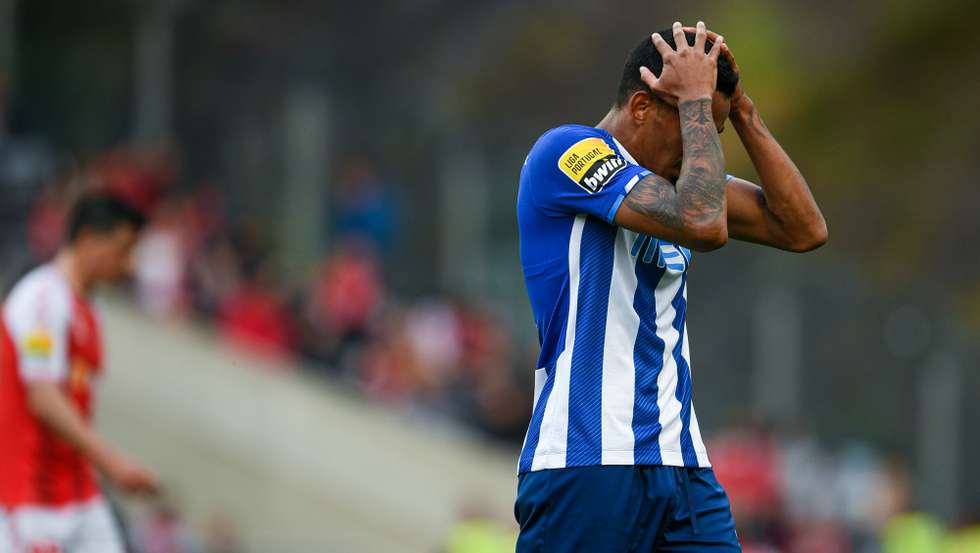 Galeno, antigo jogador do Sp. Braga, teve uma das melhores oportunidades da segunda parte mas não conseguiu desfazer jogo em branco do FC Porto