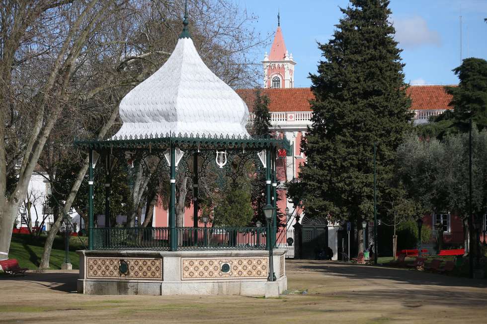 Jardim Municipal em Évora, 28 de dezembro de 2017. NUNO VEIGA/LUSA