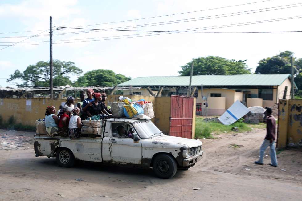 Centro de Cólera no Hospital de Mavalane, Maputo, a 10 de Janeiro de 2009. No último mês registaram-se 55 casos de Cólera na Província de Maputo.   Pedro Sá da Bandeira/Lusa