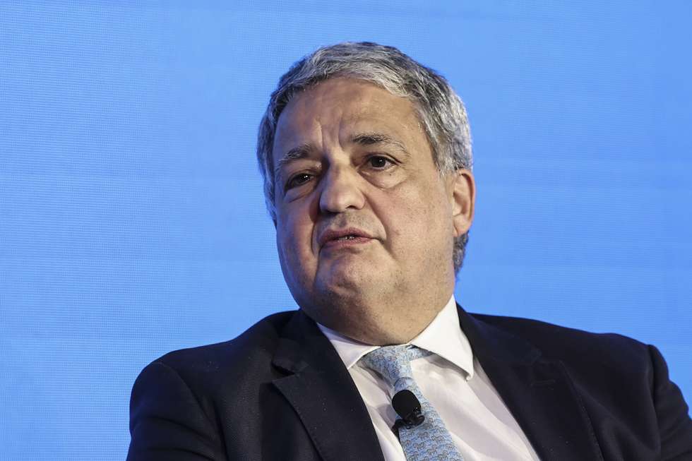 The CEO of Caixa Geral de Depósitos Paulo Macedo, during the international conference “The Lisbon Conference: Europe and Transatlantic Relations” this morning in Lisbon, Portugal, 16th June 2025. ANTONIO COTRIM /LUSA