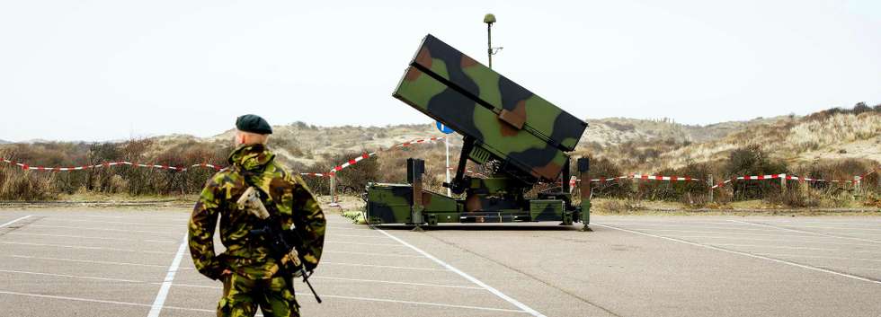 epa04132431 NASAMS anti-aircraft missile systems are being placed by the Dutch Defence during preparations ahead of the Nuclear Security Summit (NSS) at the NAM terrain in Noordwijk, The Netherlands, 19 March 2014.  On 24 and 25 March the Netherlands will welcome 58 world leaders, 5,000 delegates and 3,000 journalists to the Nuclear Security Summit (NSS) in The Hague, the largest gathering of its kind ever held in this country.  EPA/ROBIN VAN LONKHUIJSEN