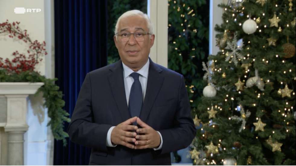 A declaração de Natal de António Costa passou na RTP1