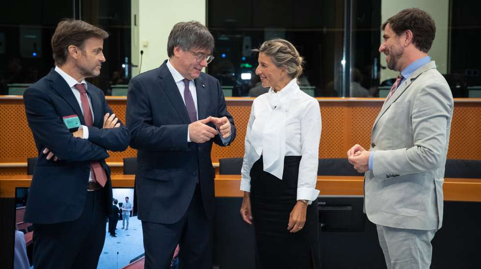 PP considera um "escândalo" encontro entre Carles Puigdemont e Yolanda Díaz