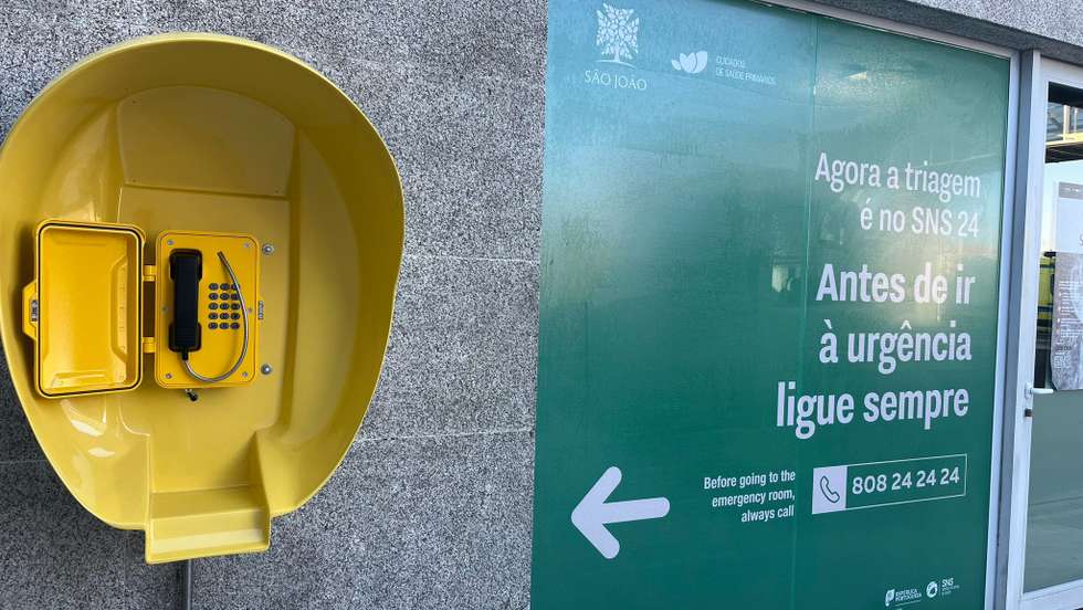 Urgências do São João do Porto têm agora um telefone amarelo para quem não ligou antes ao SNS