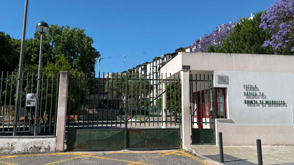 Escola Básica Quinta de Marrocos, fechada devido à greve geral de 3 de junho