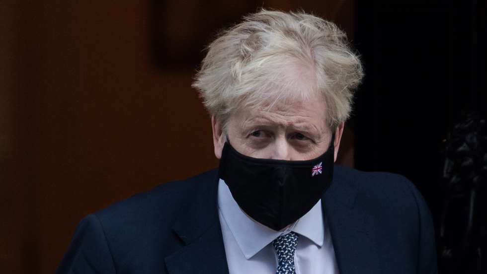 Boris Johnson Leaves Downing Street for PMQs