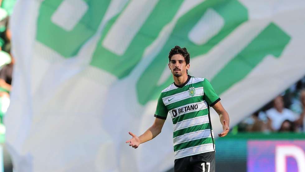 O avançado português estreou-se a marcar pelos leões no Campeonato