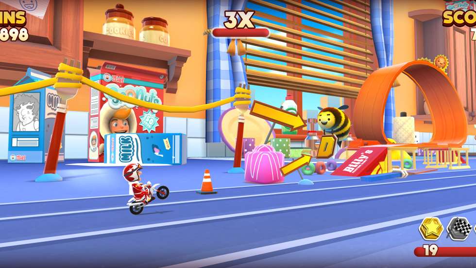 Joe Danger passa por vários sítios "a sorrir", descreveu o criador do jogo no Twitter