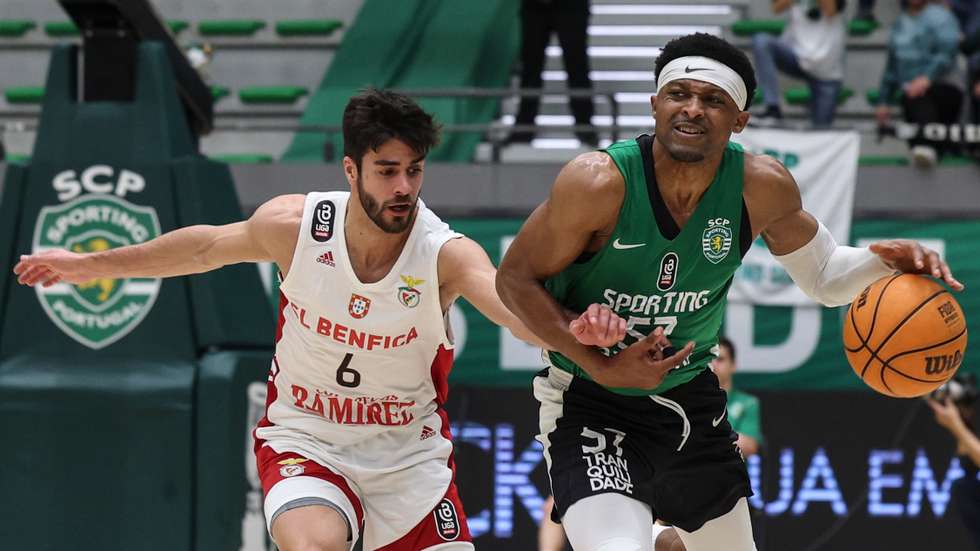 Marcus LoVett Jr. foi o melhor marcador do Sporting a par de Travante Williams com 21 pontos apesar de ter saído a 3.10 minutos do fim com a quinta falta