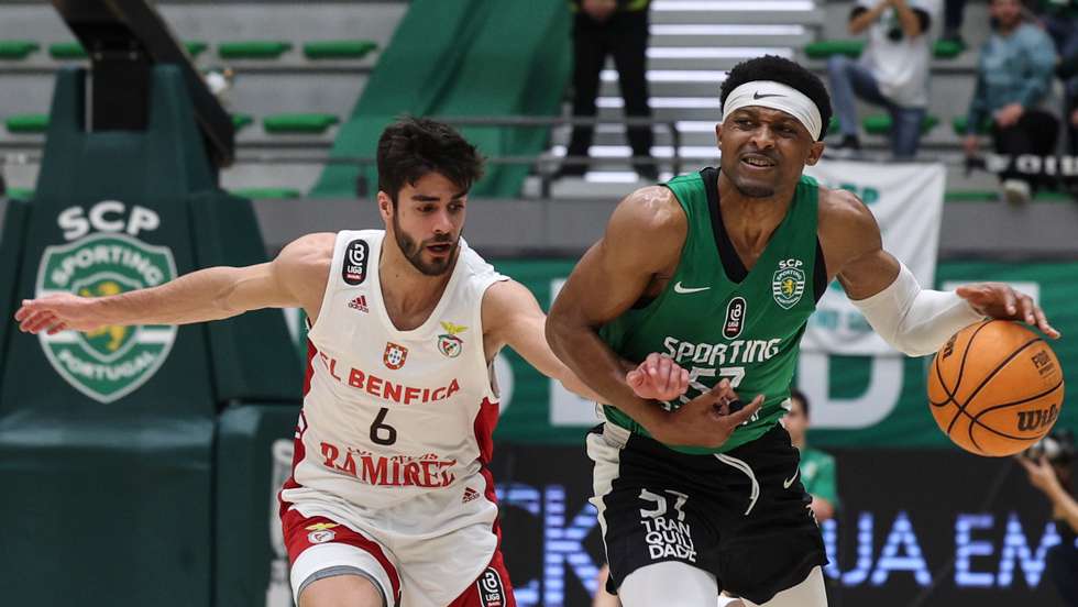 Sporting venceu o Benfica pela segunda vez esta temporada no campeonato de basquetebol