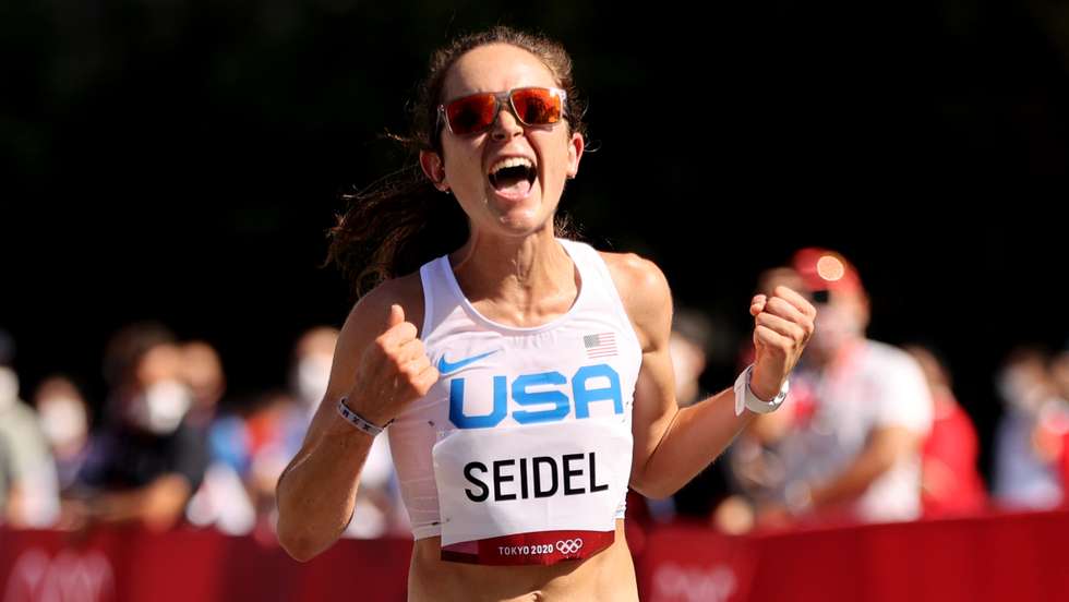A atleta de 27 anos só se dedicou à maratona no início de 2020, há menos de dois anos