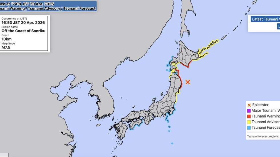 sismo japão
