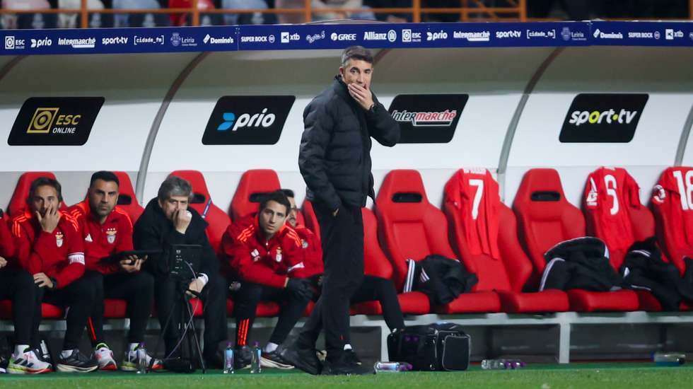 O treinador encarnado apresentou o mesmo onze que tinha derrotado o Sp. Braga