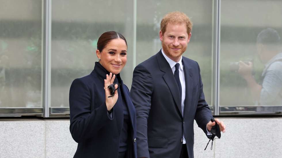 The Duke And Duchess Of Sussex Visit One World Observatory With NYC Mayor Bill De Blasio