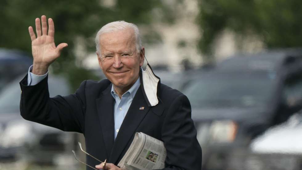 President Biden Departs White House For UK