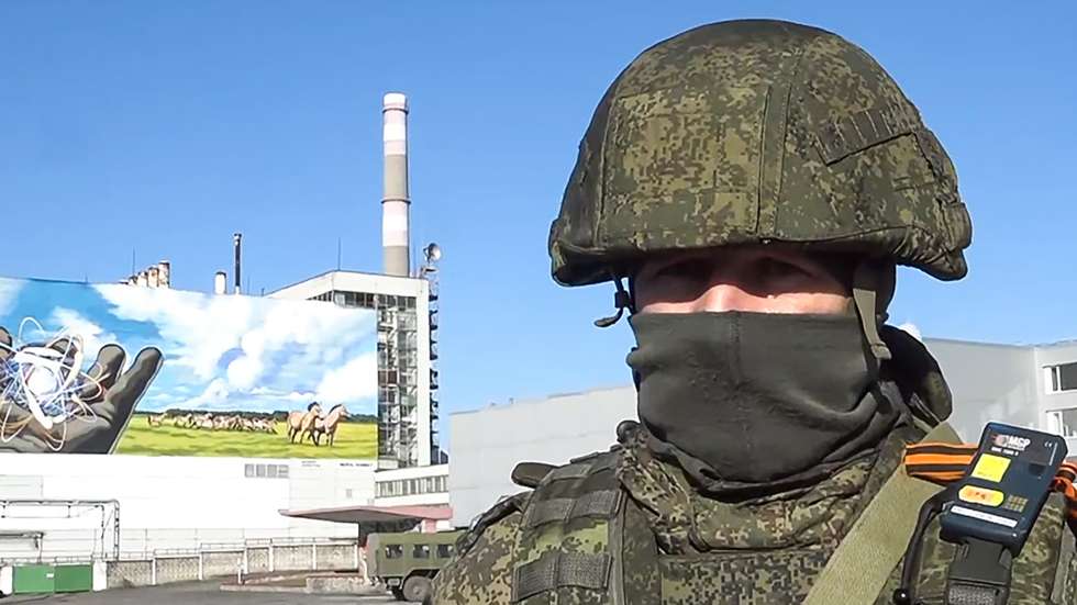 Tropas russas em Chernobyl