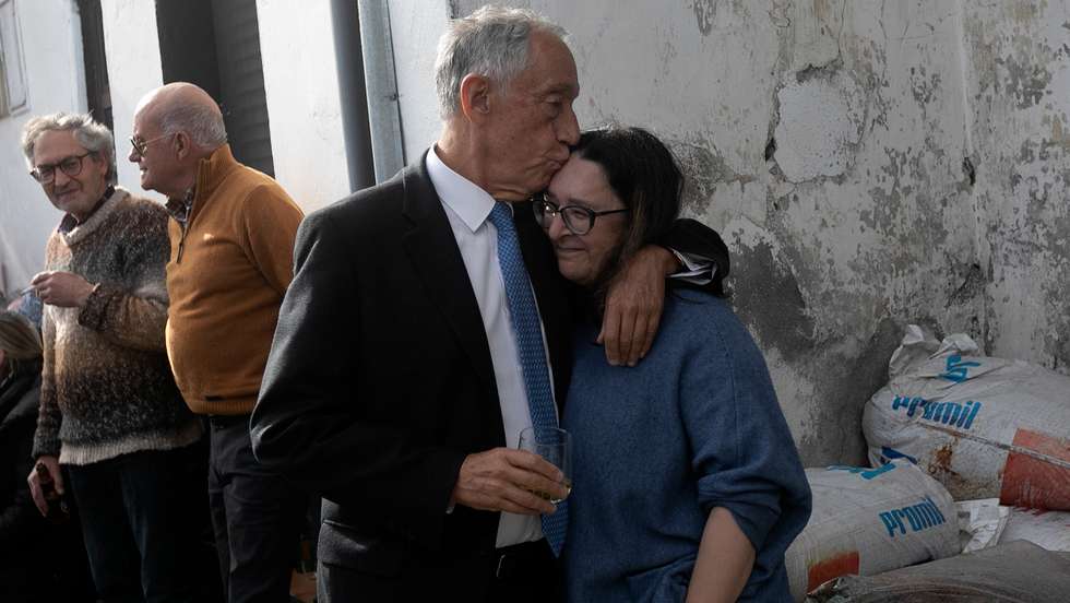 Marcelo já tinha estado em São Jorge há três semanas.