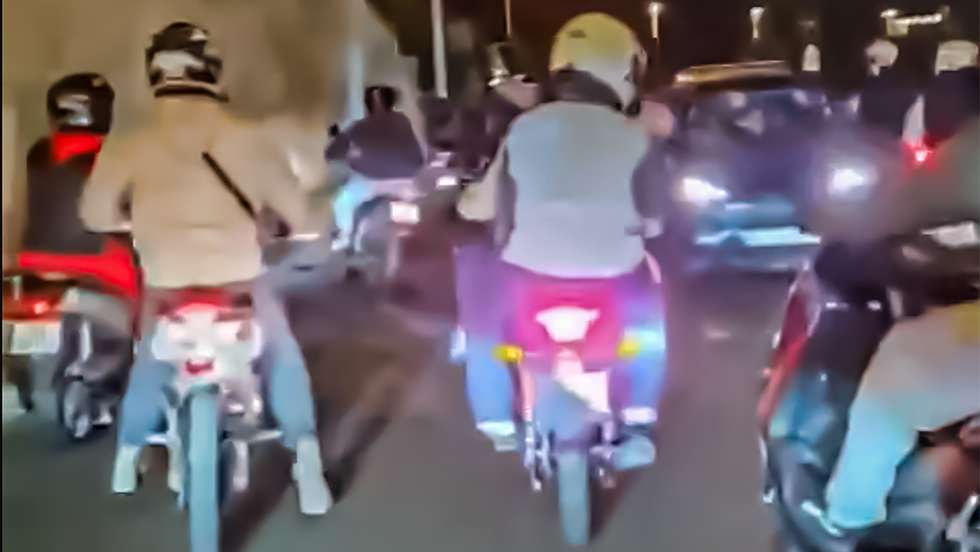 Captura de ecrã do vídeo partilhado nas redes sociais esta terça-feira