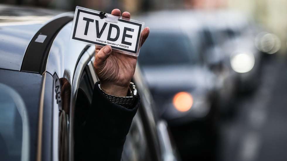 Greve nacional de trabalhadores TVDE