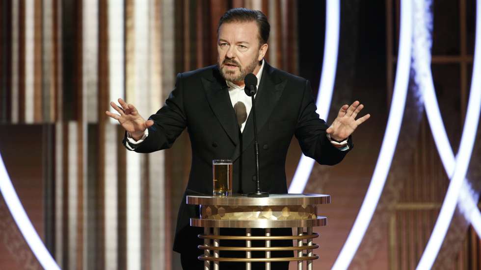 O humorista inglês, de 61 anos, é autor de séries como "The Office" ou "After Life"