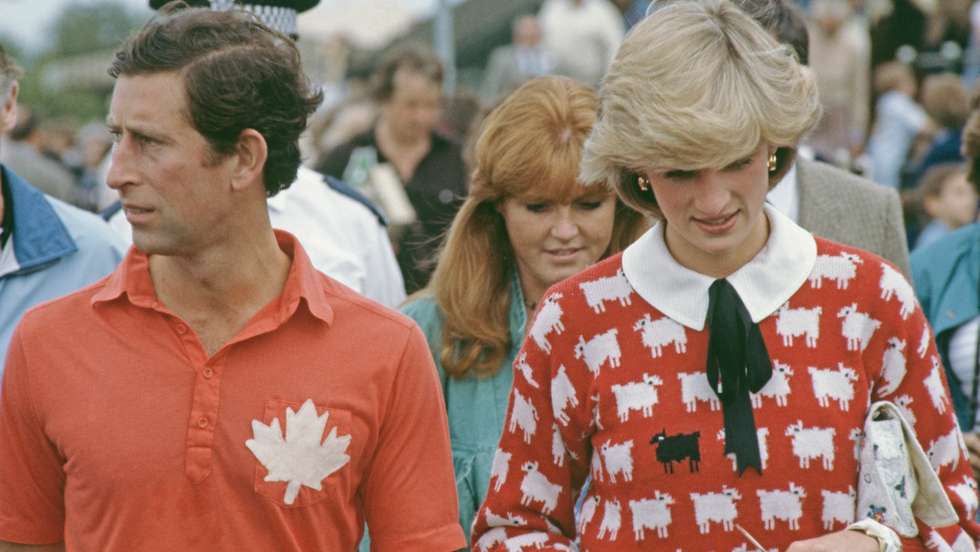 Charles And Diana At Polo