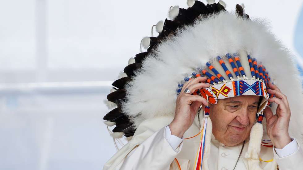Pope Francis Visits Canada To Meet With Indigenous Communities