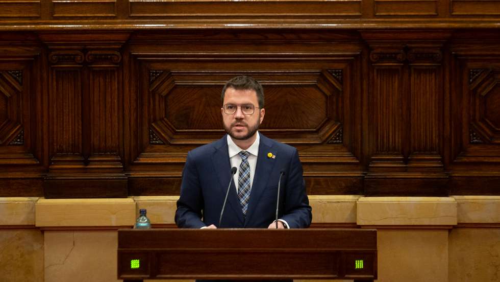 Session Of Control To The Government In The Parliament Of Catalonia