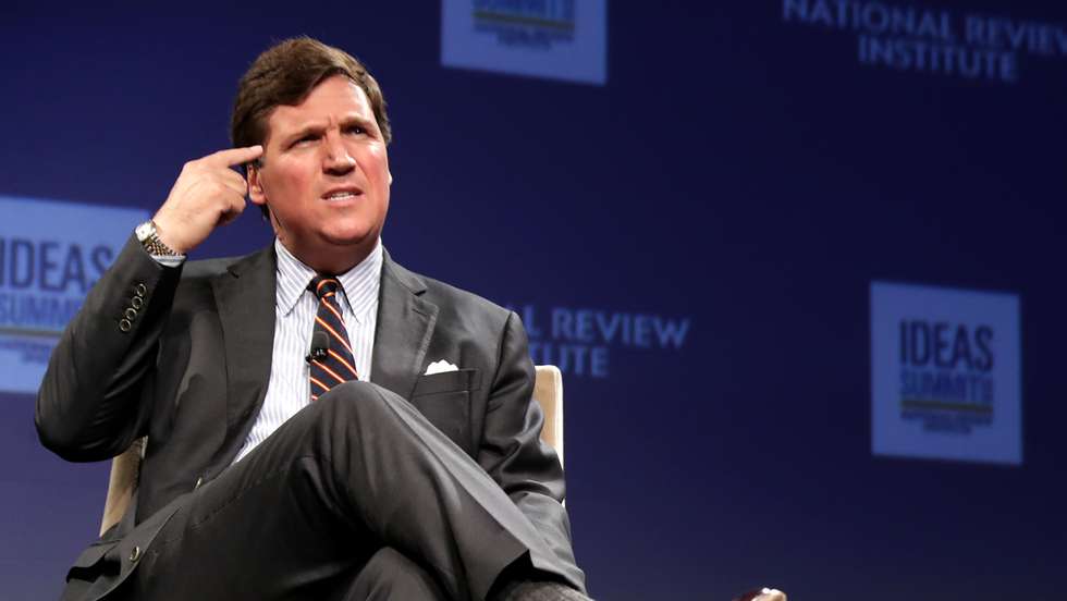 Fox News Host Tucker Carlson Appears At National Review Ideas Summit