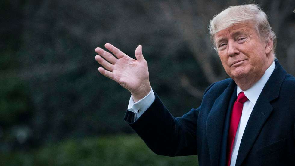 President Trump And First Lady Melania Depart White House For Florida