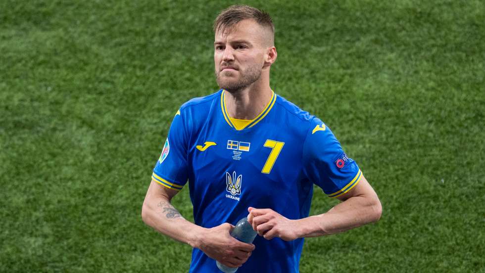 Yarmolenko, extremo que joga nos ingleses do West Ham, é uma das principais figuras da seleção da Ucrânia