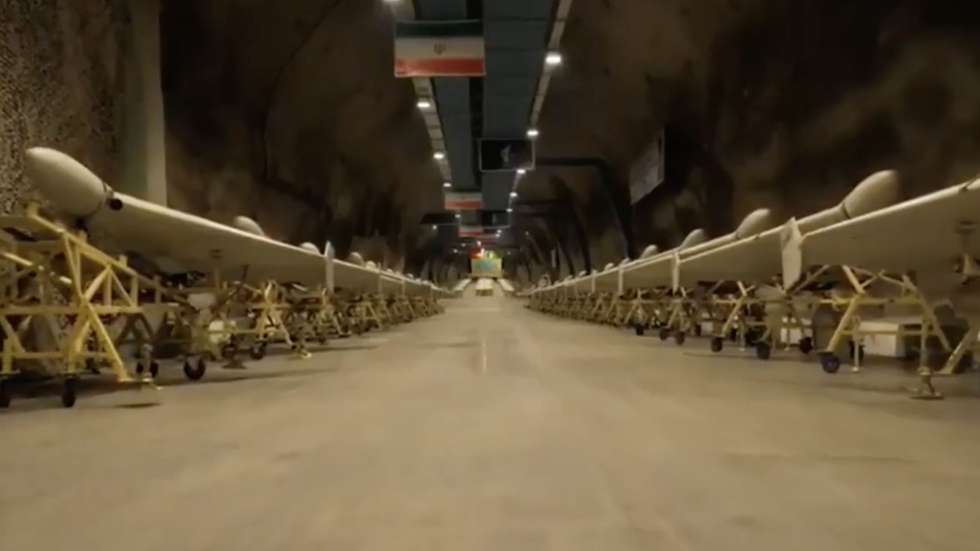 Drones Shahed - base subterrânea no Irão