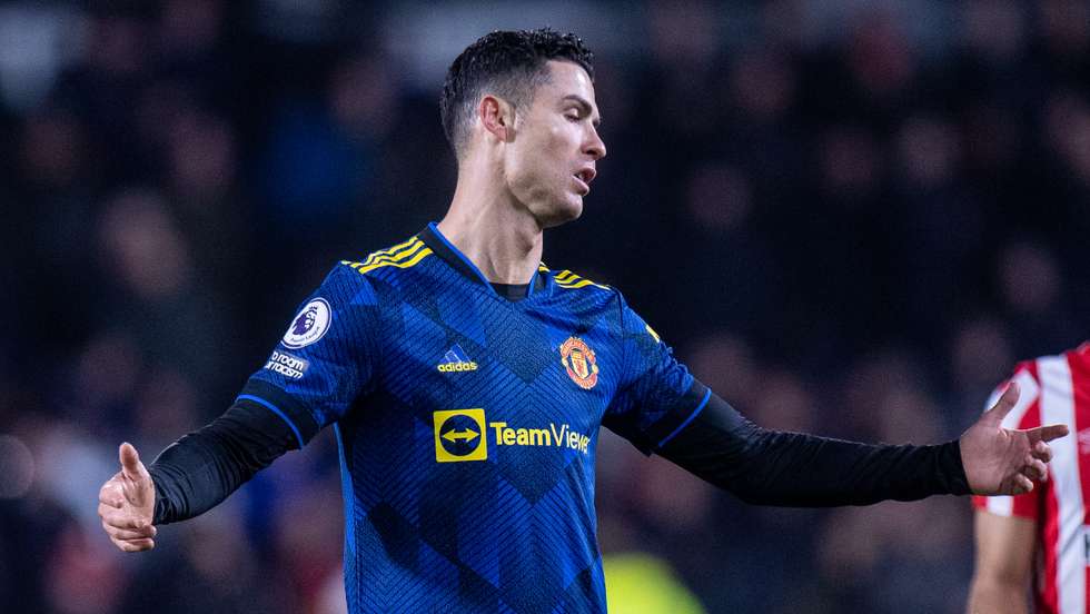 Ronaldo teve uma bola na trave, participou de forma direta no segundo golo mas acabou em branco encontro com o Brentford