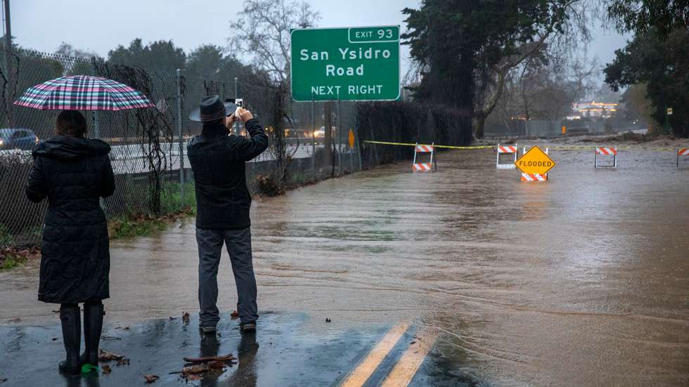 rain hits Southern California