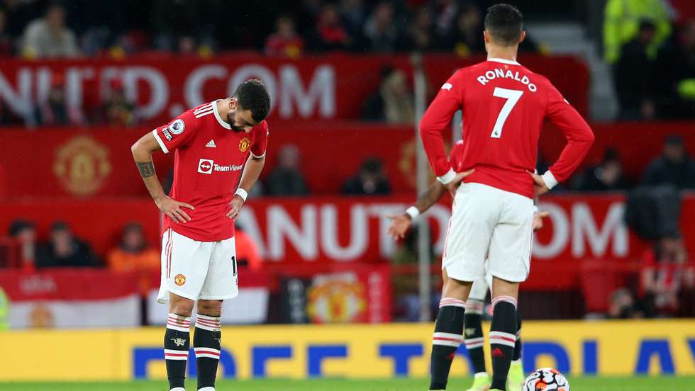 Cristiano Ronaldo e Bruno Fernandes tiveram uma tarde para esquecer