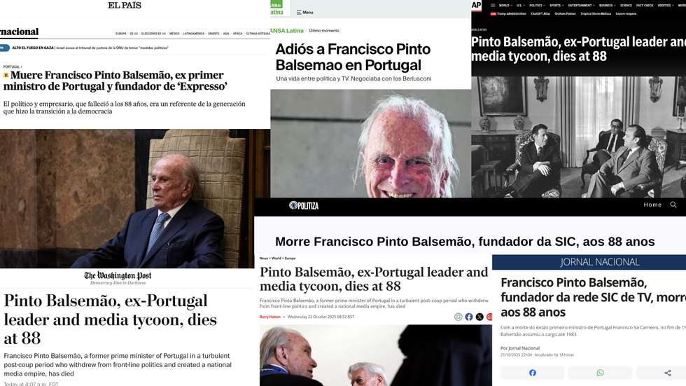 Balsemão imprensa internacional