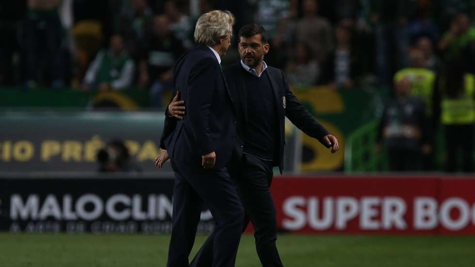 Sérgio Conceição e Jorge Jesus terão dois clássicos no Dragão entre FC Porto e Benfica numa semana, antes e depois do Natal