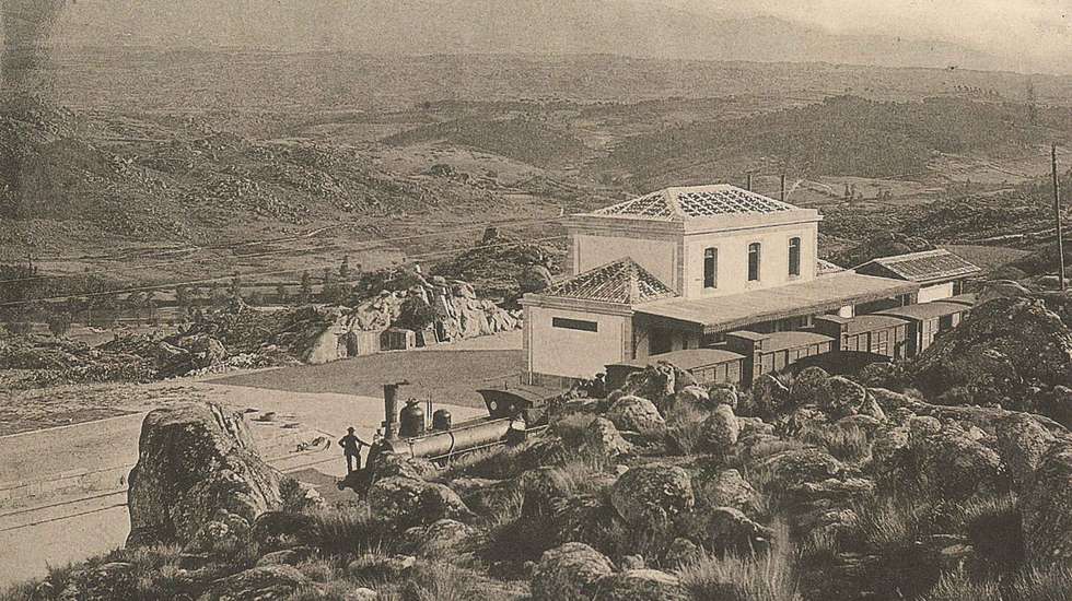 A estação ferroviária de Gouveia