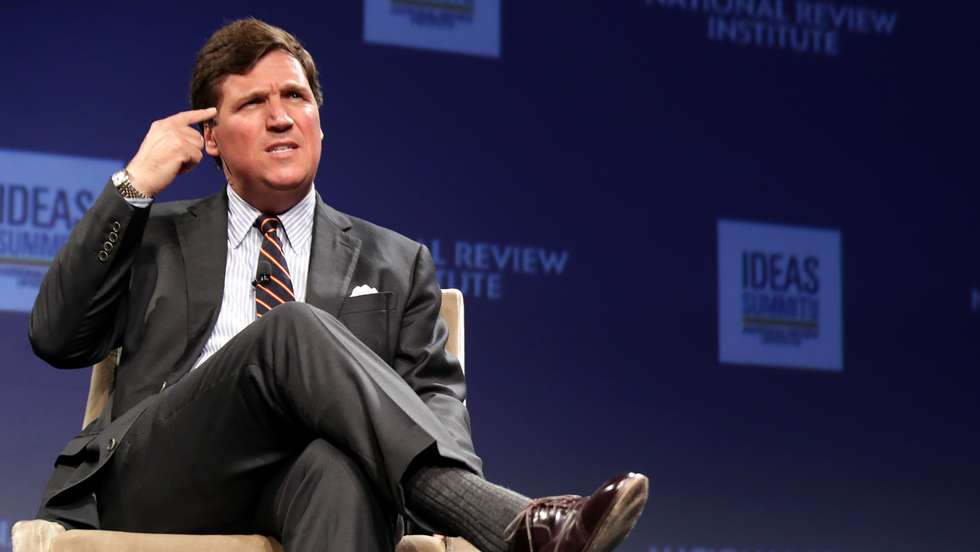 Fox News Host Tucker Carlson Appears At National Review Ideas Summit