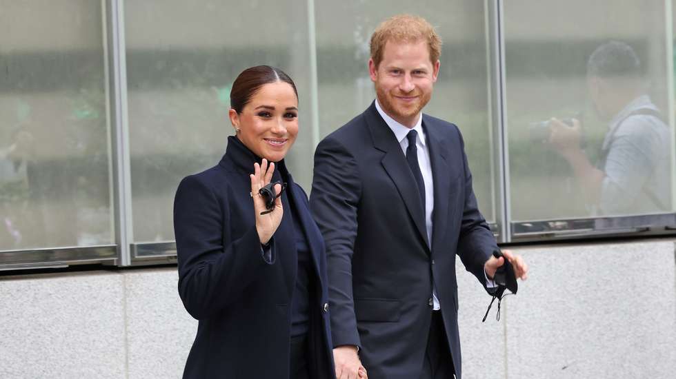 The Duke And Duchess Of Sussex Visit One World Observatory With NYC Mayor Bill De Blasio
