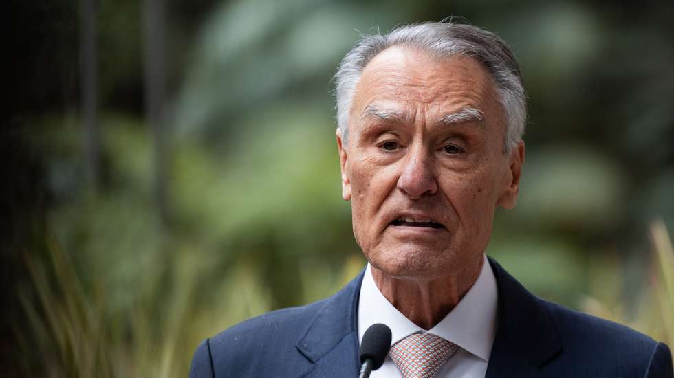 Aníbal Cavaco Silva votou para as eleições europeias em Albufeira