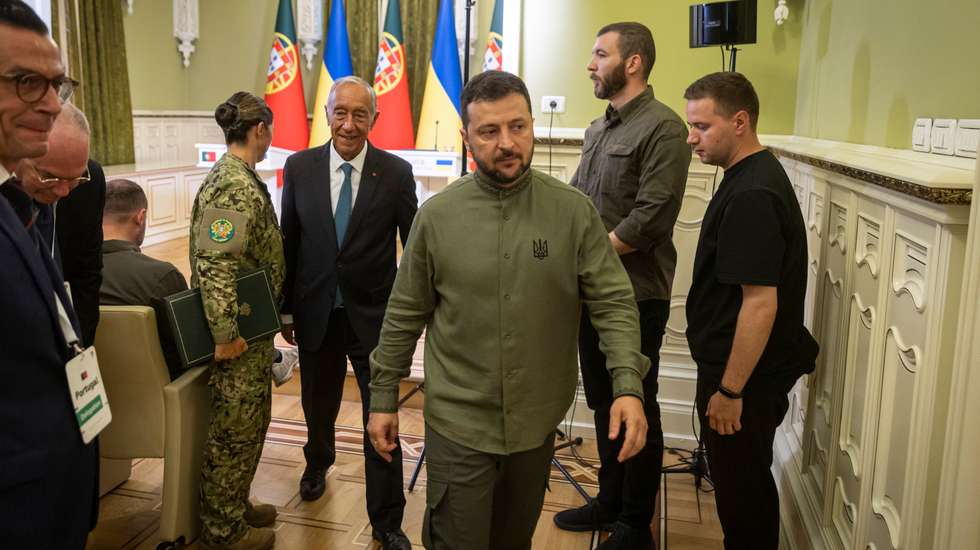 Marcelo Rebelo de Sousa visitou a Ucrânia esta semana