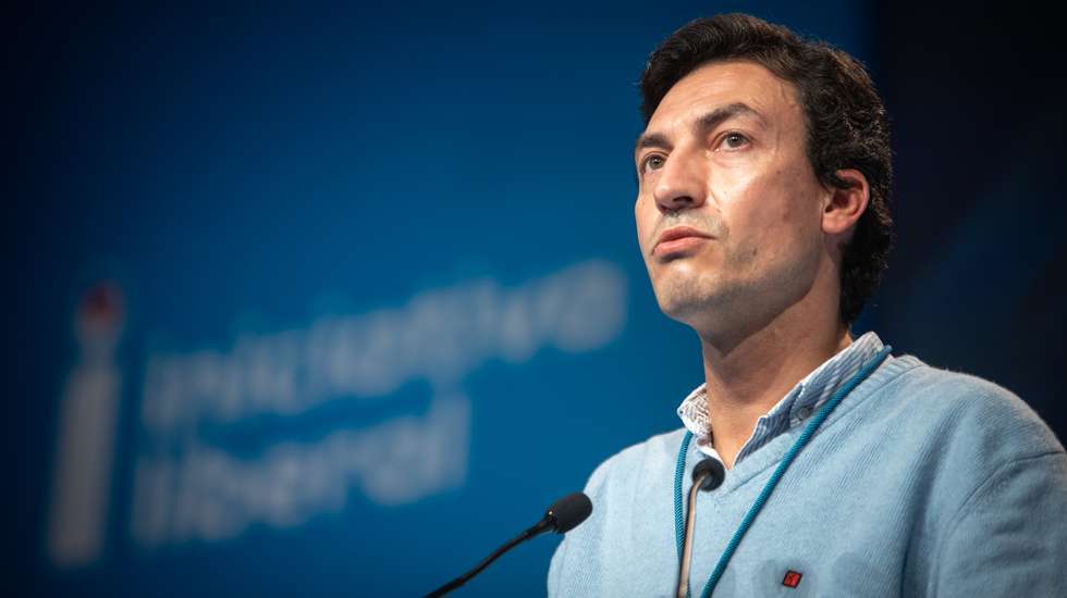 VI Convenção da Iniciativa Liberal - IL. O partido reúne em convenção no Centro de Congressos de Lisboa. Intervenção de Tiago Mayan Rodrigues. Lisboa, 11 de dezembro de 2021. TOMÁS SILVA/OBSERVADOR