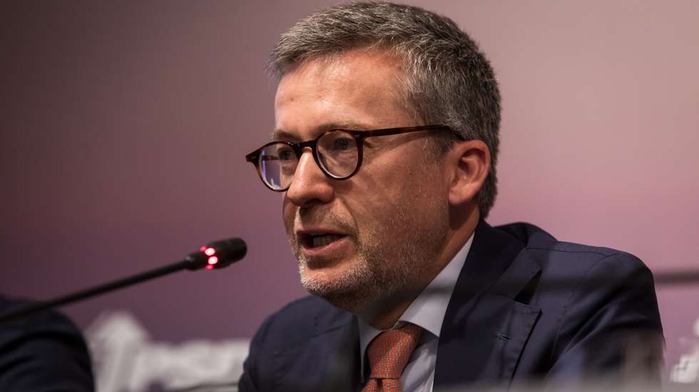 3.º Encontro Nacional de Autarcas Social Democratas (ASD): com o tema “Autarquias. Que futuro?”, a cargo do presidente do PSD, Luís Montenegro, e de Hélder Sousa Silva, presidente desta estrutura autónoma do PSD. Intervenção dde Carlos Moedas, presidente da Câmara municipal de Lisboa.. 20 de Maio de 2023 Epic Sana Hotel, Lisboa TOMÁS SILVA/OBSERVADOR