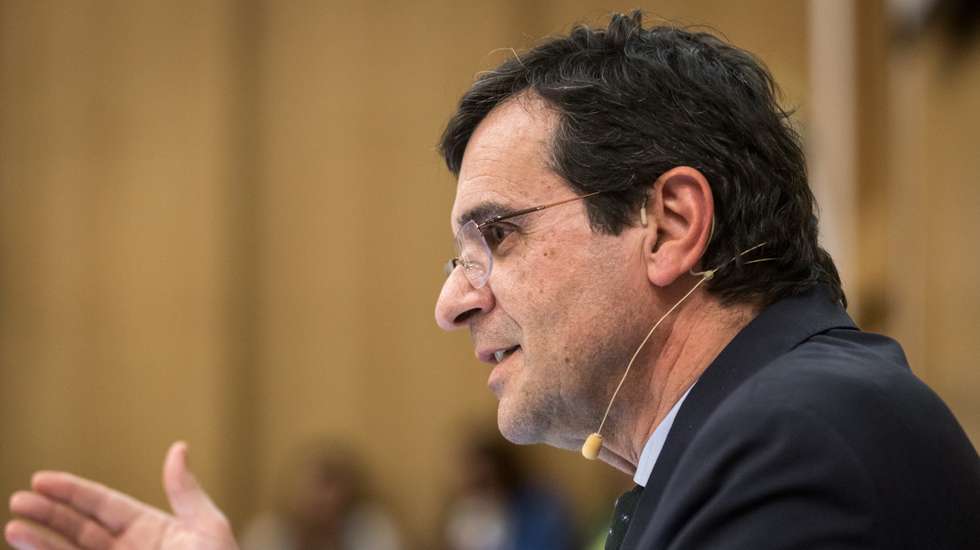 SNS Summit, a primeira cimeira organizada pela Direção Executiva do SNS, com a missão de criar sugestões para uma reforma nas urgências hospitalares. Intervenção do ex-ministro da Saúde, Adalberto Campos Fernandes. 23 de Março de 2023 Hospital de Santa Maria, Lisboa TOMÁS SILVA/OBSERVADOR