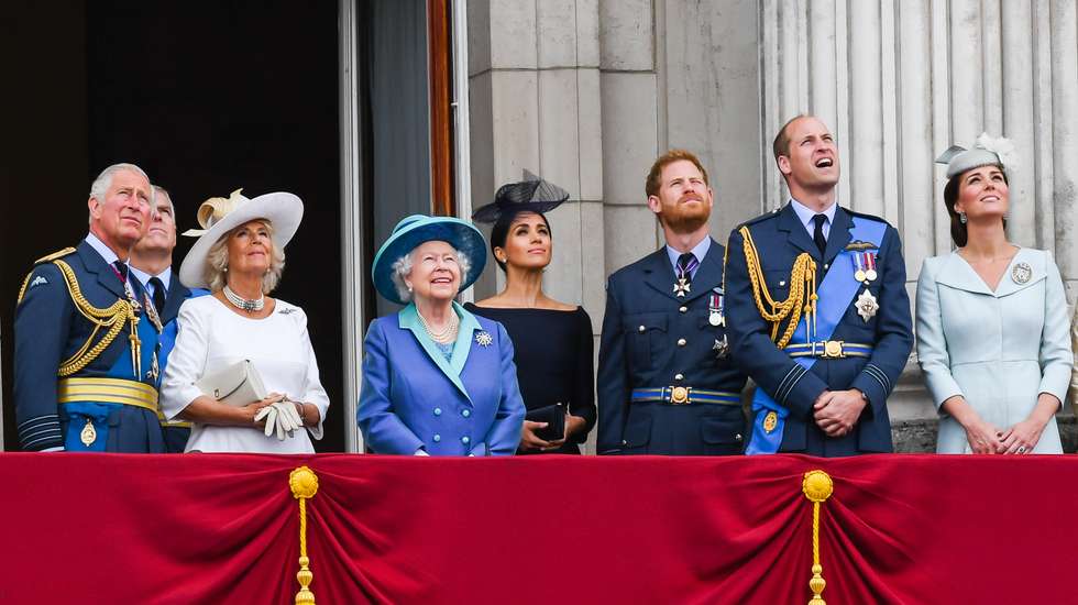 Members Of The Royal Family Attend Events To Mark The Centenary Of The RAF