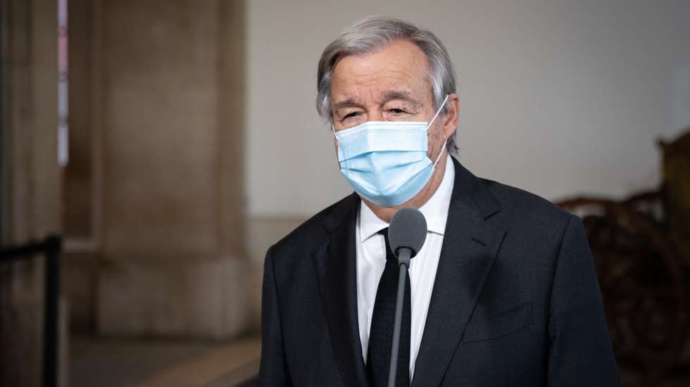 Guterres reuniu-se em privado com cerca de 40 líderes mundiais para advertir que existe "um alto risco de fracasso" na cimeira climática