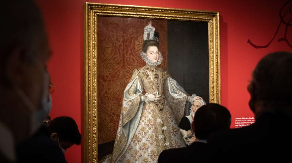 “Infanta Isabel Clara Eugenia com Magdalena Ruiz”, de Alonso Sánchez Coello, é "um retrato para ilustrar não tanto as relações de afeto mas de subordinação hierárquica”, segundo o diretor-adjunto de conservação e investigação do Prado